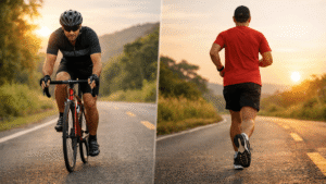 Qual esporte é mais fácil começar? Corrida ou ciclismo