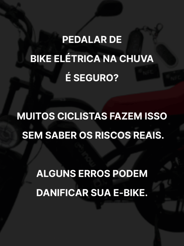 01. Bike elétrica na chuva é seguro